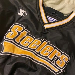 Starter Pittsburgh Steelers Puffer Crew Jacket